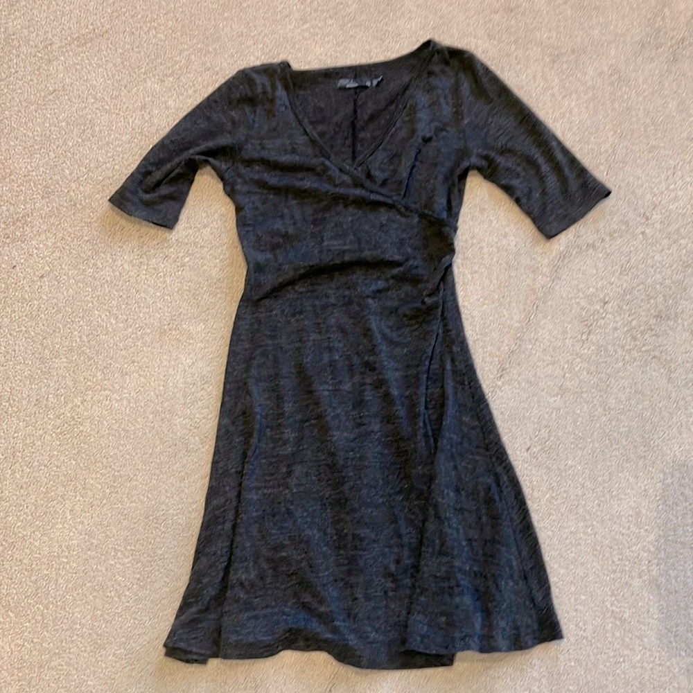 Prana grey wrap dress size xs